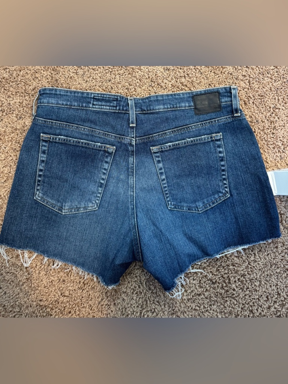 Ag Adriano Goldschmied Hailey Cut Off Ex Boyfriend Short Frayed Hem Size 31 - Picture 7 of 8